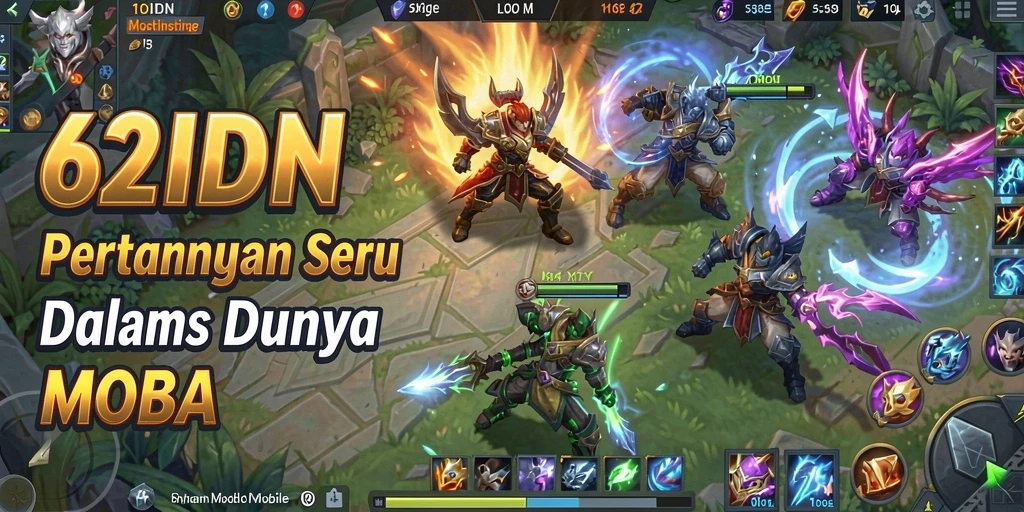 Gameplay seru dan kompetitif dalam 62IDN.