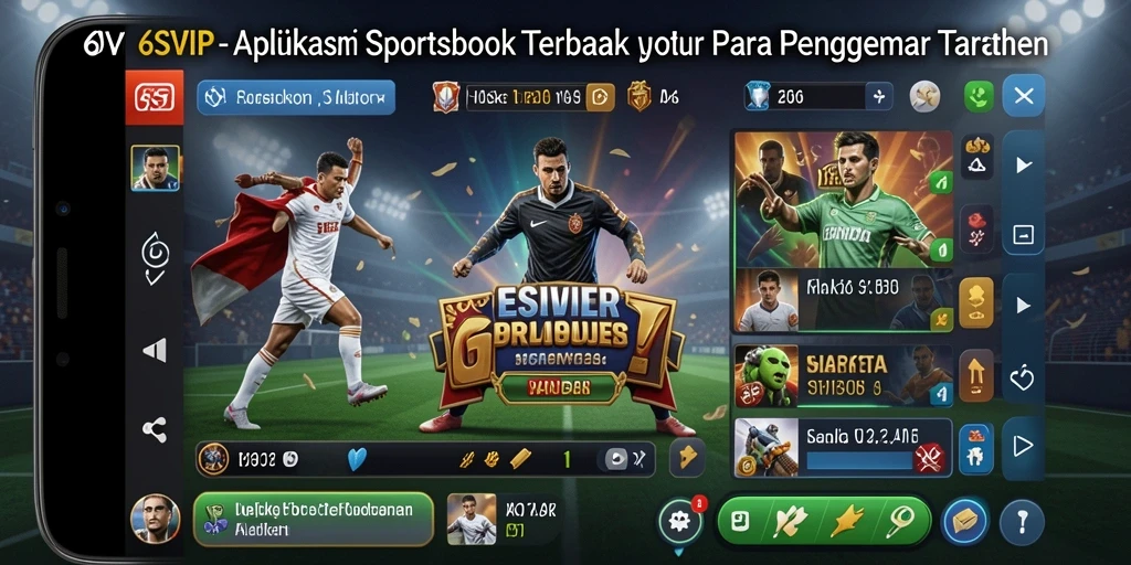 Tampilan gameplay taruhan olahraga di aplikasi 6SVIP yang mengasyikkan.