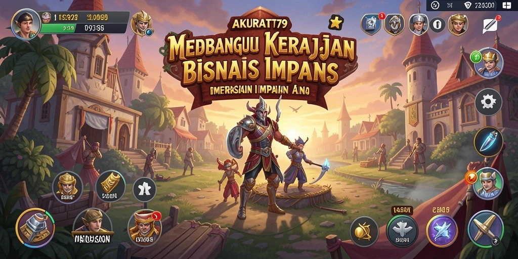 Tampilan gameplay menantang dalam AKURAT79 yang menampilkan pengelolaan bisnis.