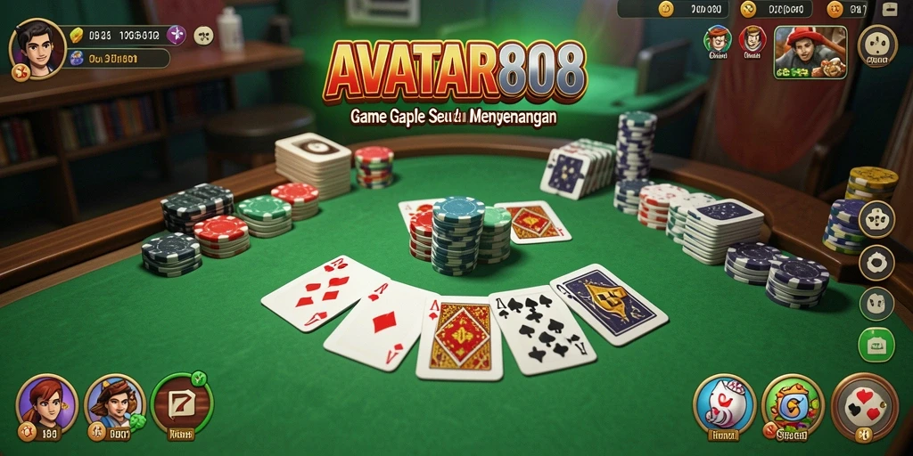Tampilan gameplay seru dalam AVATAR808 dengan fitur interaktif yang menarik.