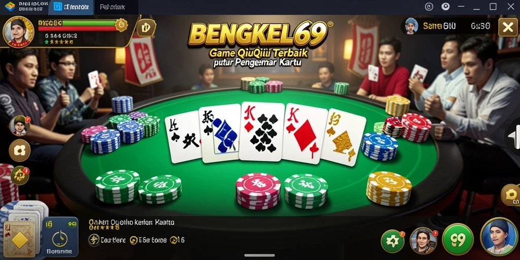 Gameplay QiuQiu yang seru dan menarik dari BENGKEL69.