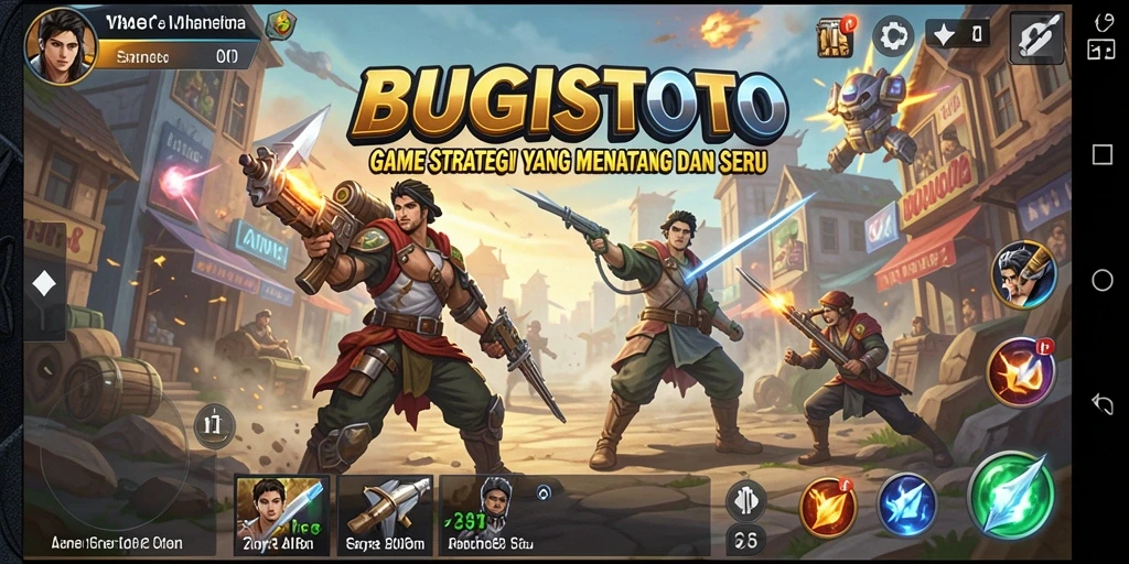 Tangkapan layar gameplay BUGISTOTO yang menampilkan momen strategis yang mendebarkan.