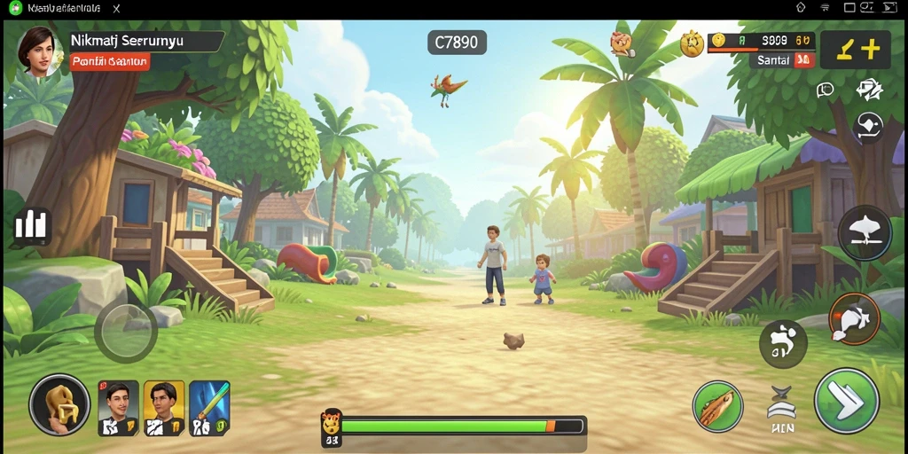 Screenshot gameplay C7890 menampilkan aksi seru dalam permainan Casual.