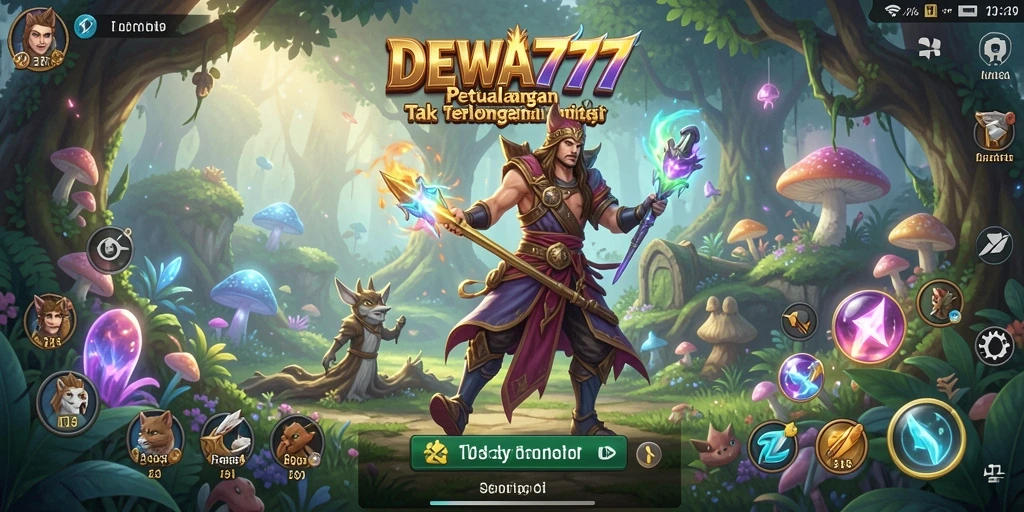 Tampilan gameplay DEWA777 dengan petualangan yang menarik dan mendebarkan.