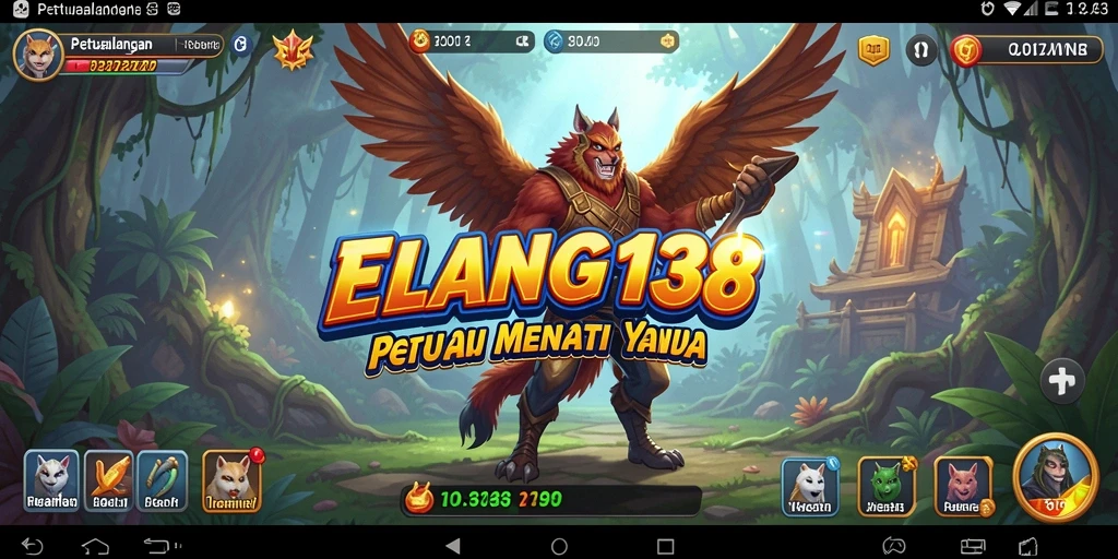 Screenshot utama ELANG138 menampilkan pemain dalam petualangan seru.