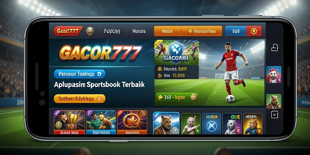 Tampilan menarik GACOR777 saat bermain taruhan olahraga.