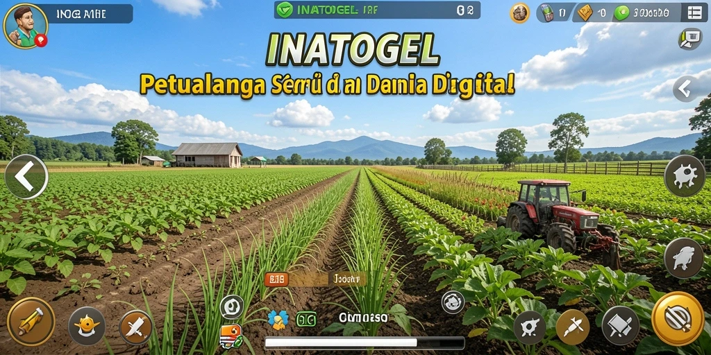 Gameplay INATOGEL yang seru dan menarik dalam bertani.
