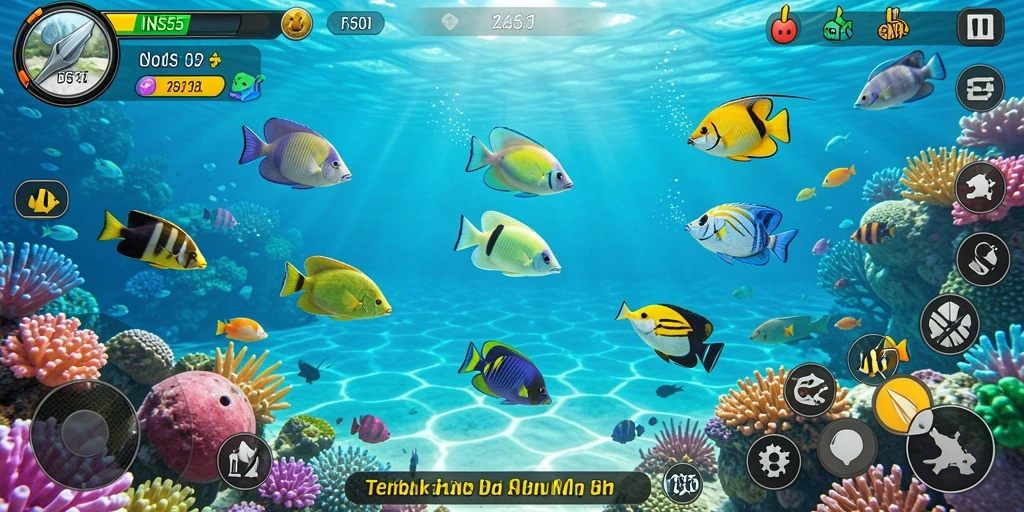 Gameplay Tembak Ikan yang seru dan mendebarkan di INS55.
