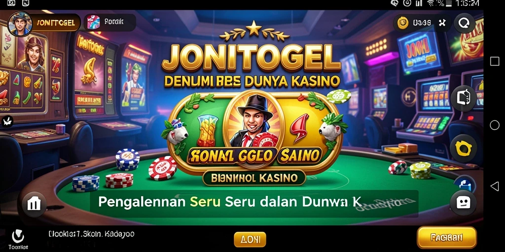 Tampilan menarik dari gameplay JONITOGEL yang mendebarkan.