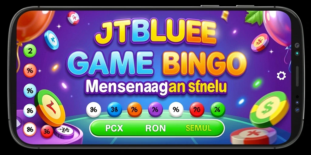 Tampilan permainan Bingo yang seru dan interaktif di JTBLUE.