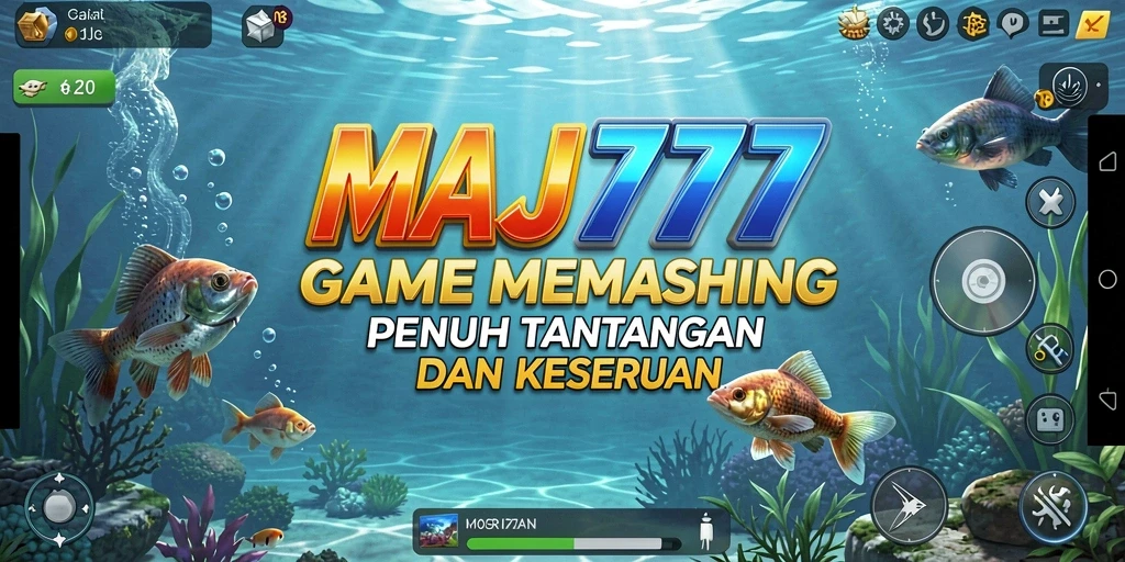 Screenshot gameplay MAJ777 menampilkan aksi memancing yang seru.