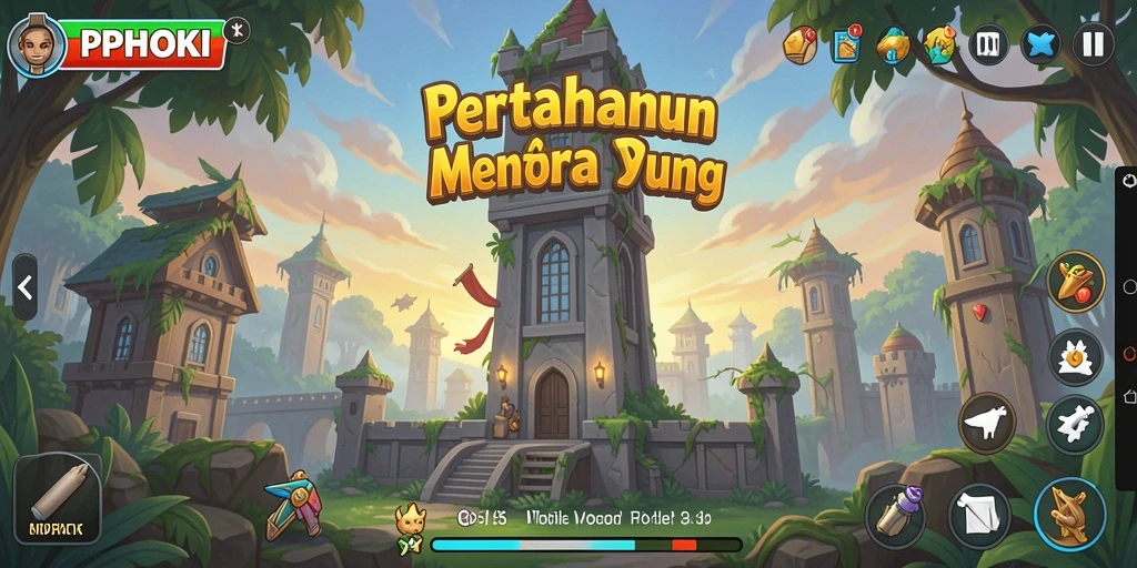 Gameplay menara pertahanan yang mendebarkan di PPHOKI.