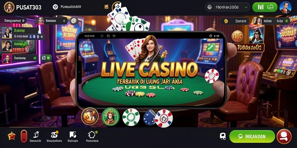 Gameplay Live Casino yang mengasyikkan di PUSAT303.