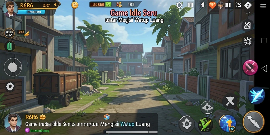Screenshot R6R6 menampilkan gameplay Idle yang menarik.