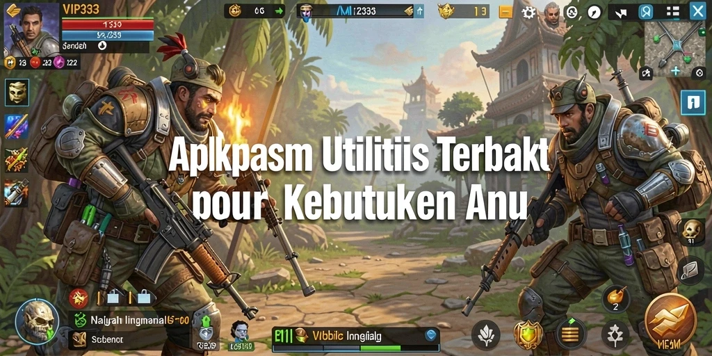 Tampilan aplikasi VIP333 yang sederhana dan fungsional.