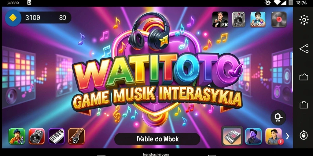 Tampilan gameplay WATITOTO dengan pengalaman musik interaktif.